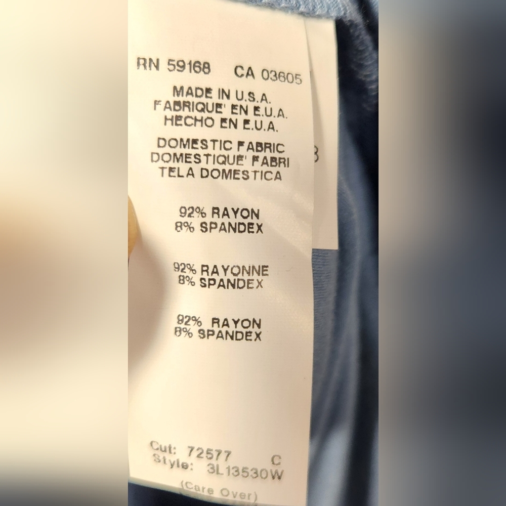 Kare Kane Blue Oversized Short Sleeve T-Shirt - Picture 10 of 10